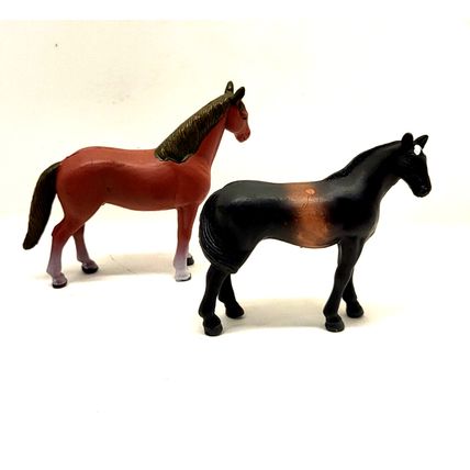 1988 Funrise 3" Horse Figures (Lot of 2) Toric & Karabair (G40)