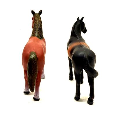 1988 Funrise 3" Horse Figures (Lot of 2) Toric & Karabair (G40)