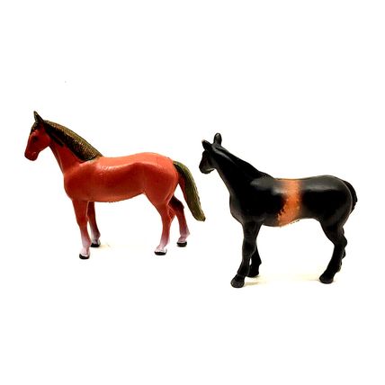 1988 Funrise 3" Horse Figures (Lot of 2) Toric & Karabair (G40)