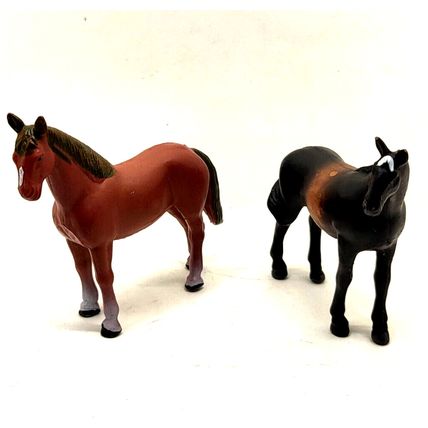 1988 Funrise 3" Horse Figures (Lot of 2) Toric & Karabair (G40)