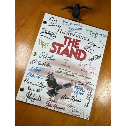 The Stand Miniseries Part 4 of 4 Script Signed- Autograph Reprints- Stephen King