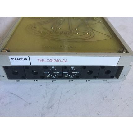 NEW SIEMENS TEB-C4R240-1A W/POTENTIOMETER BOARD,BV