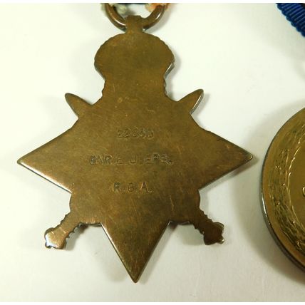 WW1 WWII World War I & II Mons Star Medal Group Of Five E. Jeeps RGA 22530