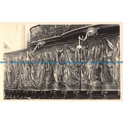 R055292 Old Postcard. Wooden Sculpture Wall