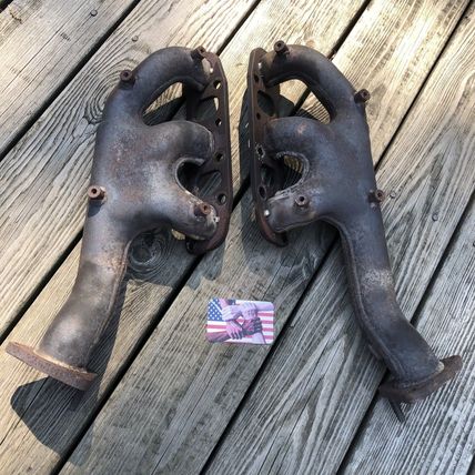 2003-2006 Nissan 350Z Infiniti G35 Engine Exhaust Manifold Pair OEM VQ 3.5L