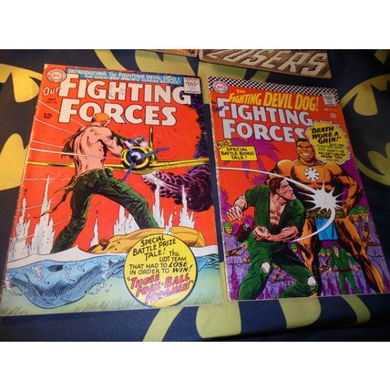 1959-1971 OUR FIGHTING FORCES LOT!! $65.00 obo!! These old Comics are in various