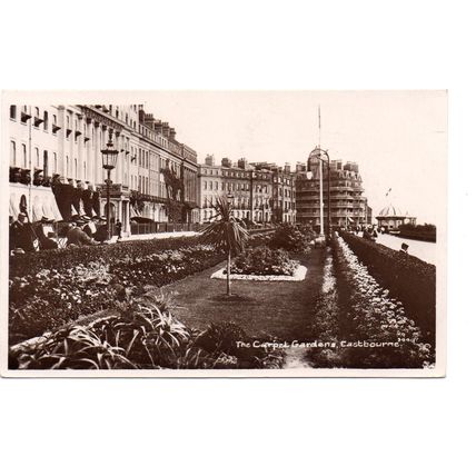The Carpet Gardens, Eastbourne - Postally Used - Eastbourne 14 MAR 1917 Postmark