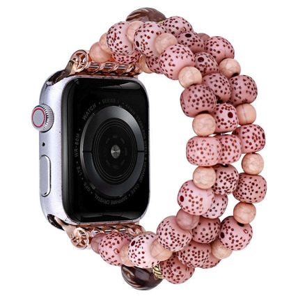 Simple Bodhi Beads Watch Band, For Apple Watch Ultra 49mm / Series 8&7 45mm, For
