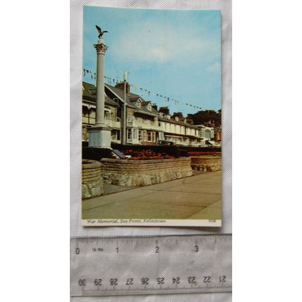 vintage postcard War Memorial, Sea Front, Felixstowe