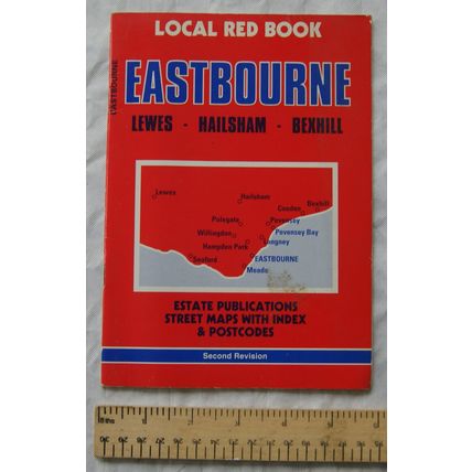 1998 Local Red Book Eastbourne, Lewes, Hailsham, Bexhill, Meads, Cooden, etc.