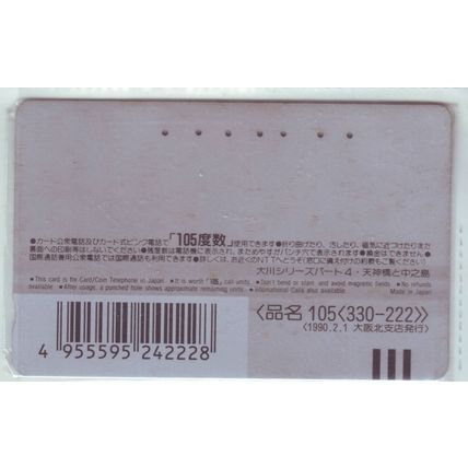 Osaka Nakanoshima Bridge Japan NTT Phone Card