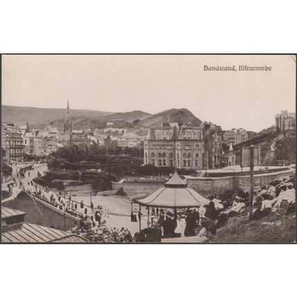 Bandstand, Ilfracombe, Devon, 1920 - Valentine's Postcard