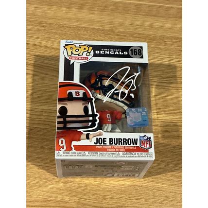 Funko Pop! Joe Burrow #168 Facsimile Laser Autographed Figure (Box & Protector)