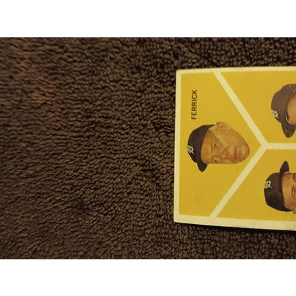 1960 Topps 461 Detroit Tigers Coaches Appling Fredrick Hitchcock 4.0 VG/EX Shape