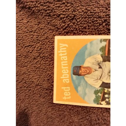 Topps 1959 Ted Abernathy # 169 Washington Senitors Pitcher 3.5 VG+ Condition