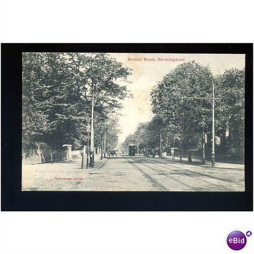 Warwickshire BIRMINGHAM Bristol Road Postcard by Valentine