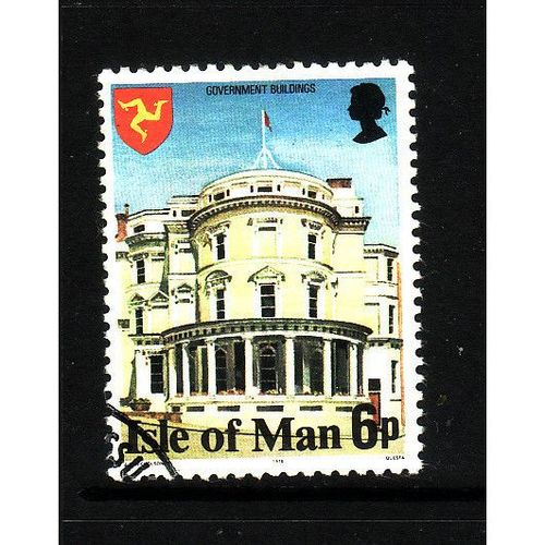 ISLE OF MAN 1978 SG113 6p GOVERNMENT BUILDING FINE USED