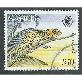 SEY 1994 R10 'TIGER CHAMELEON' FINE USED (EBID44-554)