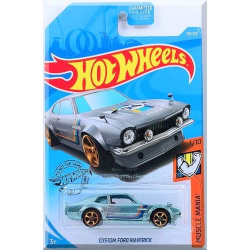 Hot Wheels - Custom Ford Maverick: Muscle Mania #1/10 - #98/250 (2019) *Silver*