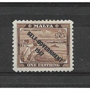 Malta.SG234 1/4d Grand Harbour,Valletta.Mounted Mint.Dec19