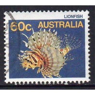 Australia 1986 Marine Life Definitive - Lionfish 60c Used
