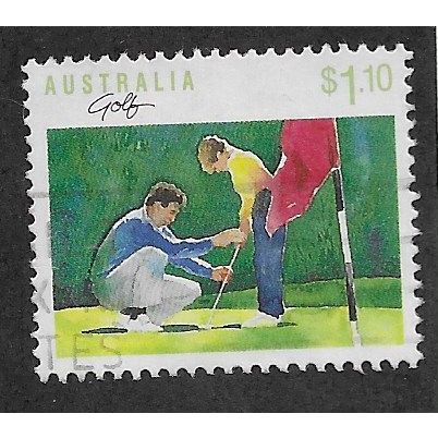 AUS 1989 $1.10 'SPORTS - GOLF' FINE USED (EBID67-336)