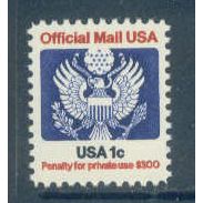 O127 1c Eagle Fine MNH G0422