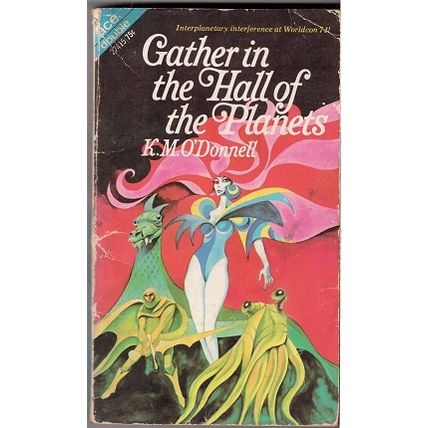 GATHER IN THE HALL OF PLANETS soft bound book (1971)
