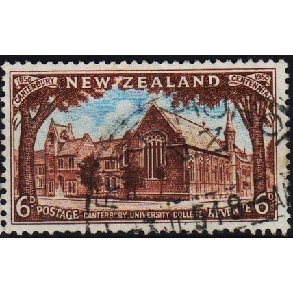 New Zealand 1950 6d S.G.706 Used
