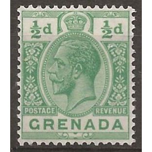 Grenada 1916 SG112 1/2d Green Mounted Mint .