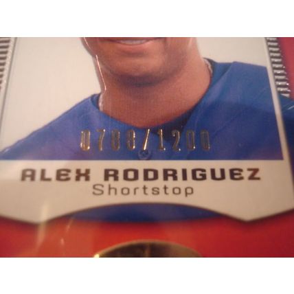 2003 Upper Deck, Classic Portraits, Framed, ALEX RODRIGUEZ, #'d788/1200