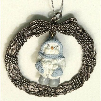 Snow Buddies Snowball Pewter Ornament