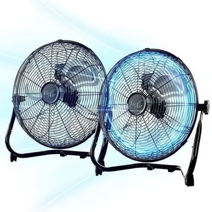 Vie Air 14 Inch Twin Pack Industrial High Velocity Heavy Duty Metal Floor Fan...