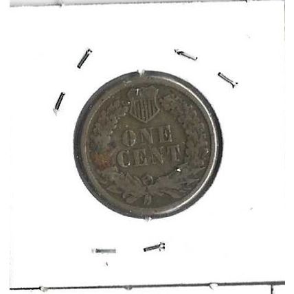 1860 US Indian head cent Fine