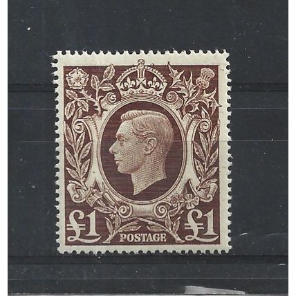 GB.SG478c £1 Brown.Mounted Mint.Jul25