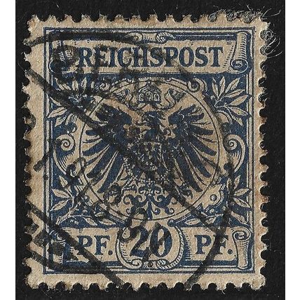 GERMANY 1889 20pf Eagle Sc#49 - USED @M590