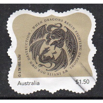 HOUSE OF THE DRAGON, WHEN DRAGONS BEGIN FIGHTING DRAGONS, USED MYSTAMP. 15/16