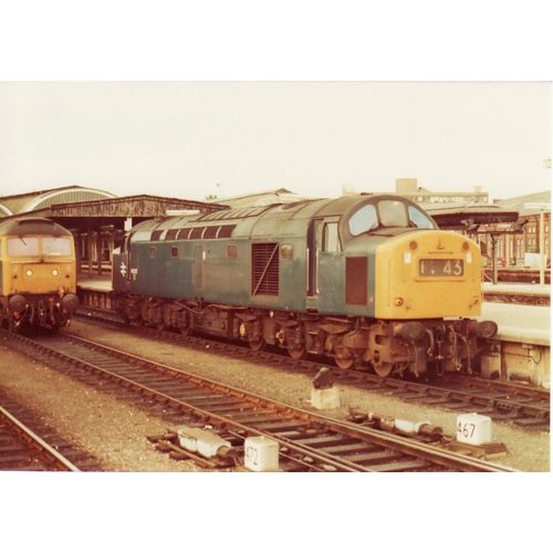 Railway Photo BR Class 40 40157 York 1977 Aberdeen - King's Cross Diesel Loco