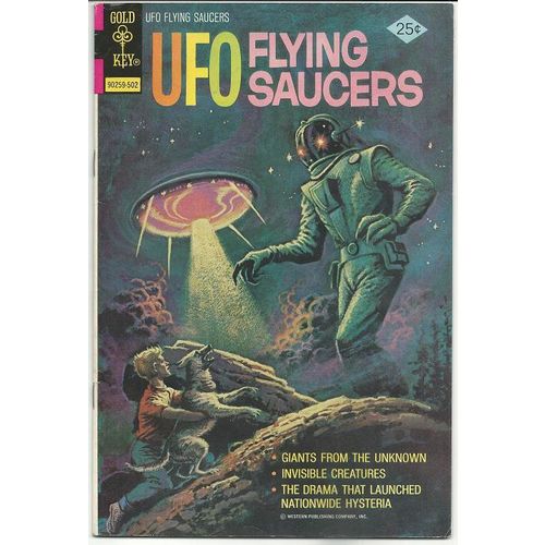 UFO FLYING SAUCERS # 5 ( Gold Key )