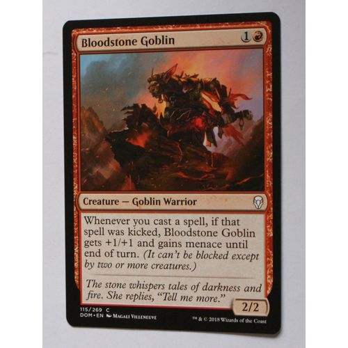 Magic the Gathering MTG CCG: Dominaria - # 115 Bloodstone Goblin (A) 2018 WotC