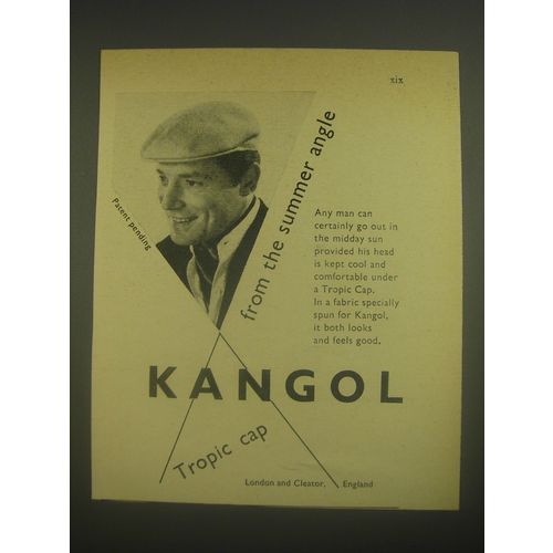1962 Kangol Tropic Cap Ad - From the summer angle