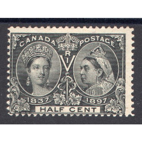 Canada 1897 Sg121 1/2c black mint no gum (CB)