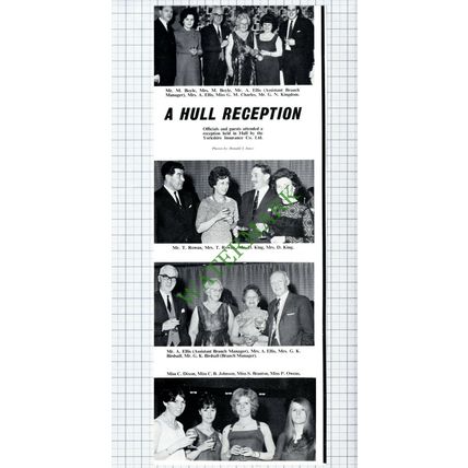 9679) Yorkshire Insurance Co Hull Boyle Rowan Birdsall Branton - 1967 Cutting