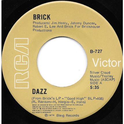 Brick - RCA Victor # B-727 - 7 pouces, 45 Tour