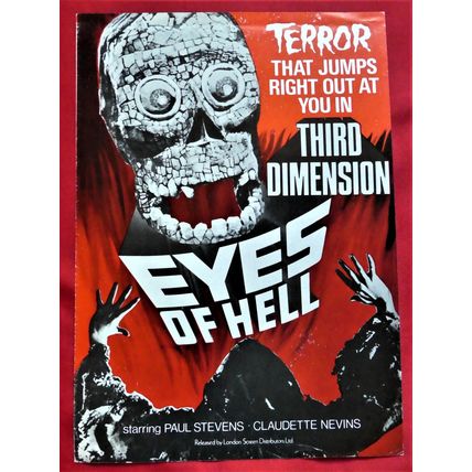 EYES OF HELL / Young, Evil, Savage, The (1961) vintage UK press book