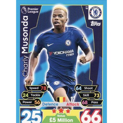 Match Attax 2017/2018 80 Tiemoue Bakayoko Chelsea