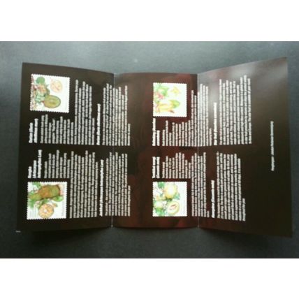 Malaysian Fruits Plant Food Starfruit Durian Honeydew Malaysia 2014 (stamp FDC)