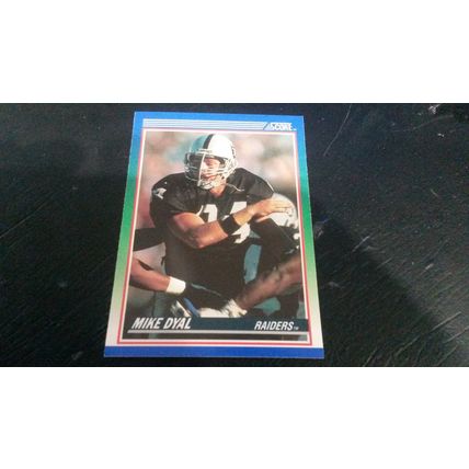 1990 Score Football Card # 086 Mike Dyal Excellent-Mint (6) Los Angeles Raiders