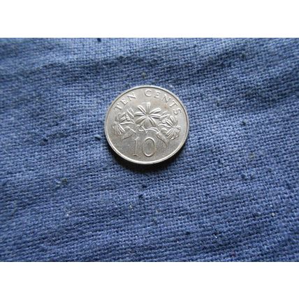 1988 SINGAPORE 10 CENTS COIN.