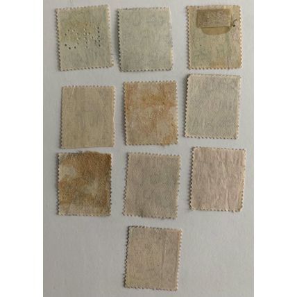 UK Stamps Lot Great Britain King George VI Used Collection NC Perfin Manchester